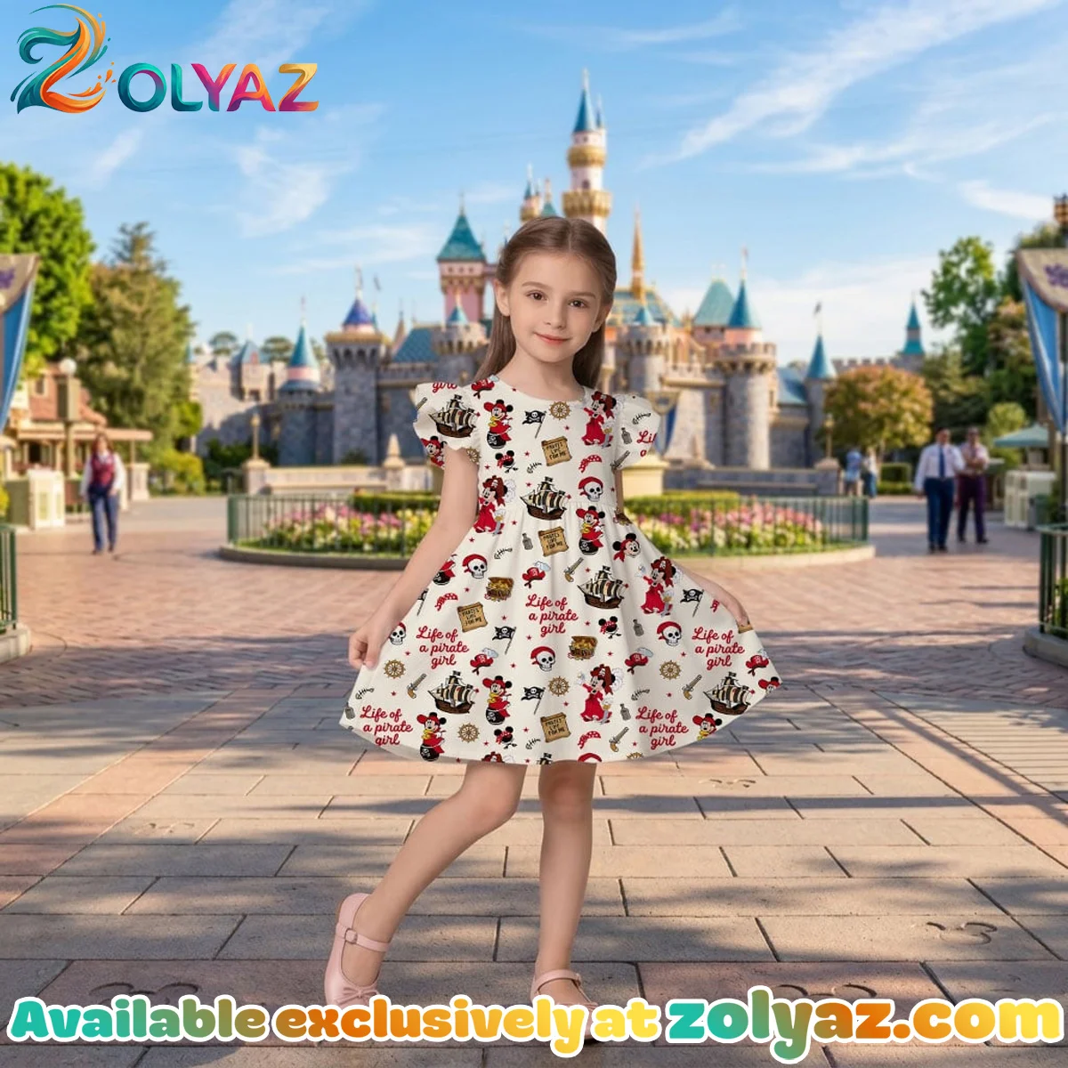 Mickey Pirate Skater Dress Mickey Pirate Skater Dress