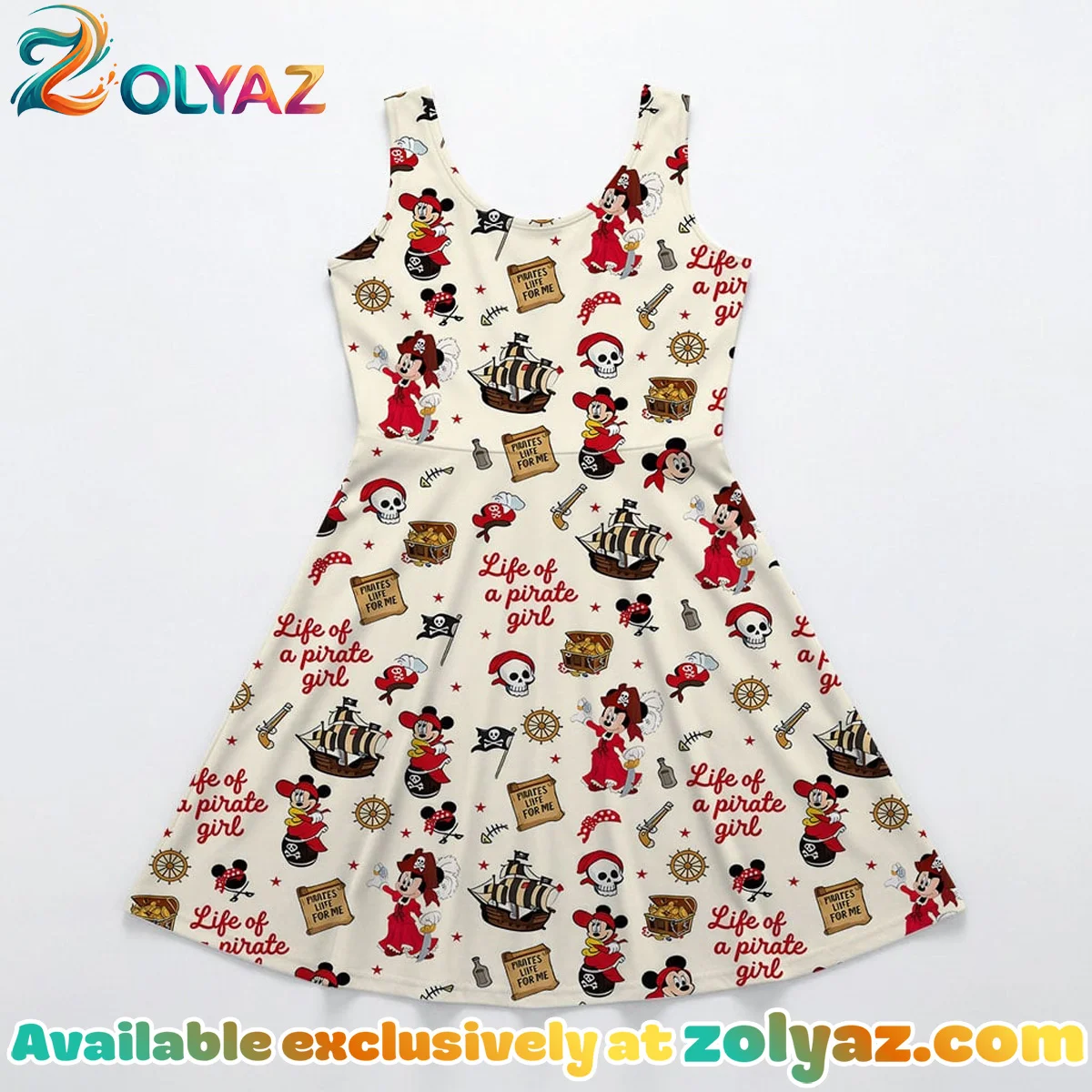Mickey Pirate Skater Dress Mickey Pirate Skater Dress