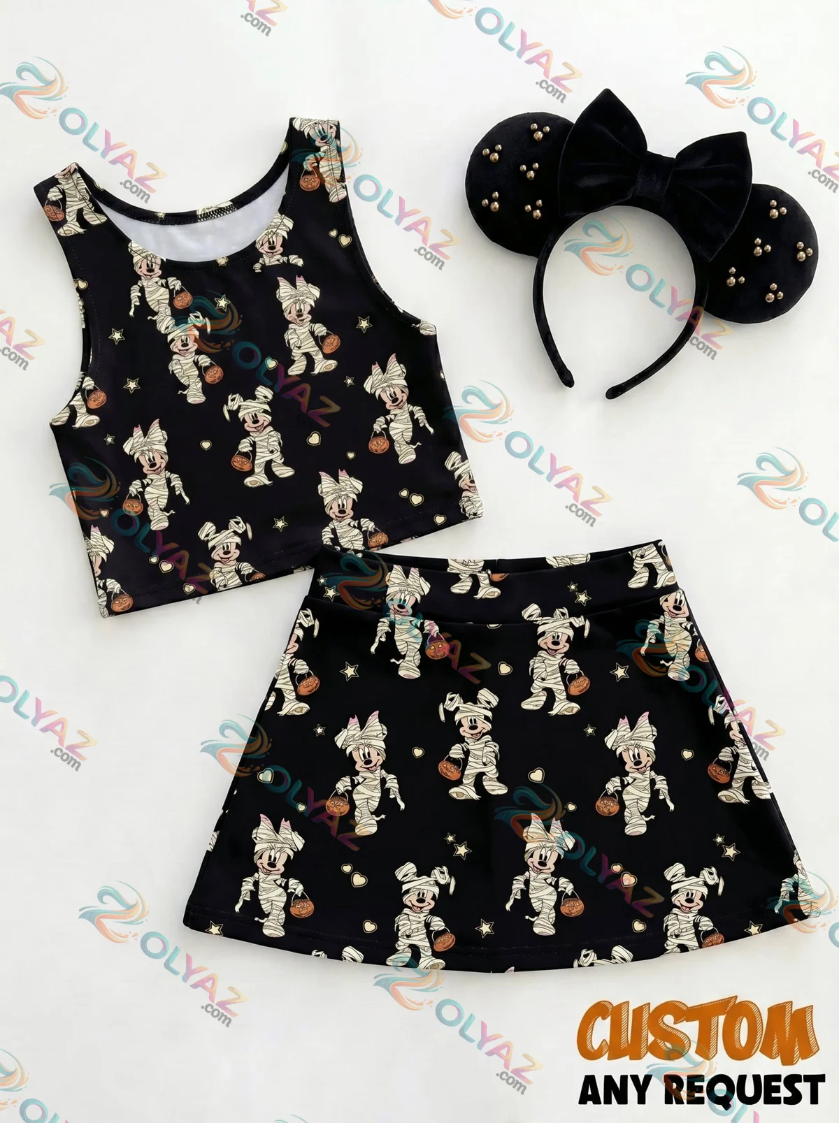Mickey Pumpkin Halloween Activewear Set