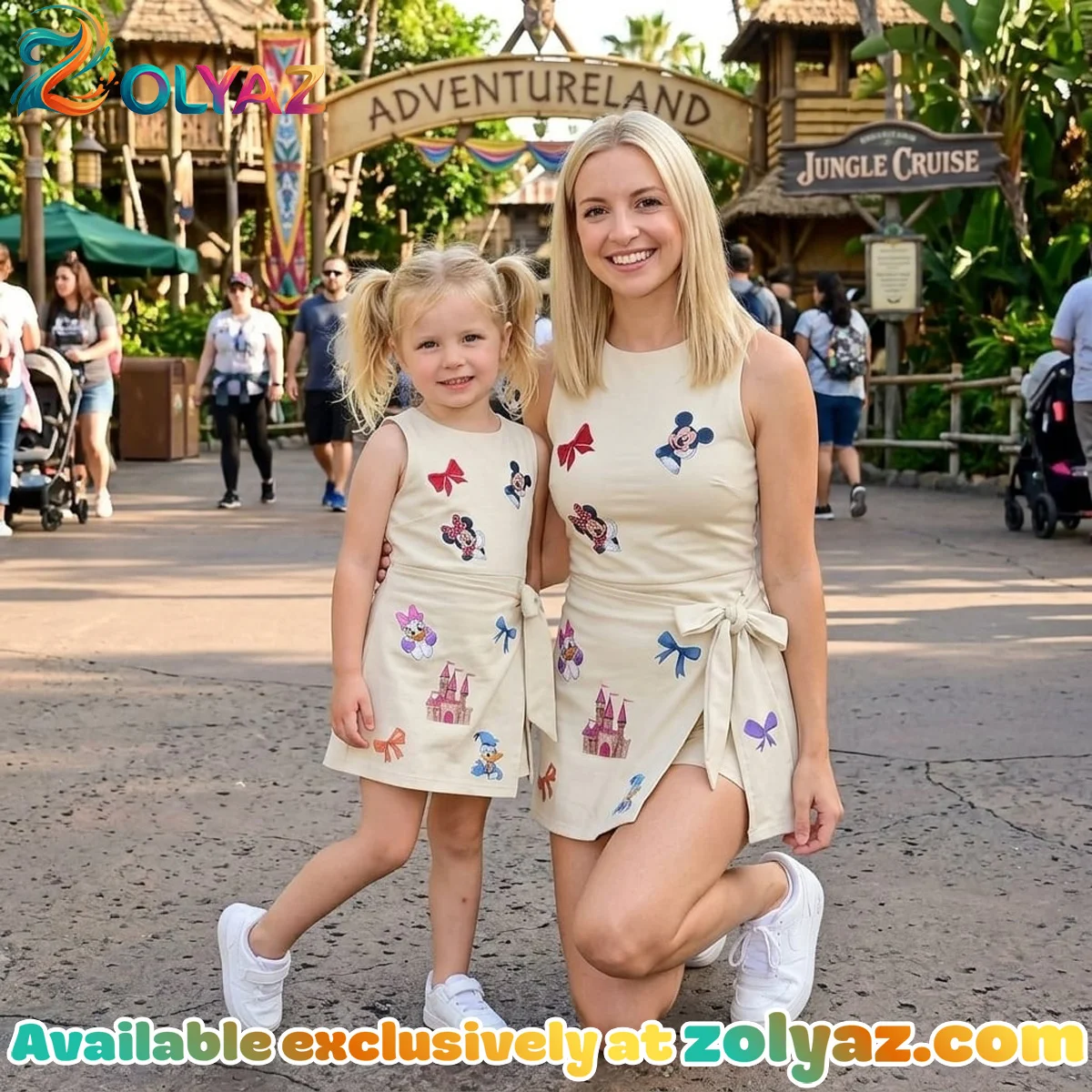 Minnie Daisy Bestie Athletic Dress - Tennis Dress Skirt, Coquette Bow Disney Castle Outfit Minnie Daisy Bestie Athletic Dress - Tennis Dress Skirt, Coquette Bow Disney Castle Outfit