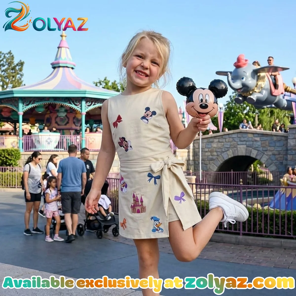 Minnie Daisy Bestie Athletic Dress - Tennis Dress Skirt, Coquette Bow Disney Castle Outfit Minnie Daisy Bestie Athletic Dress - Tennis Dress Skirt, Coquette Bow Disney Castle Outfit