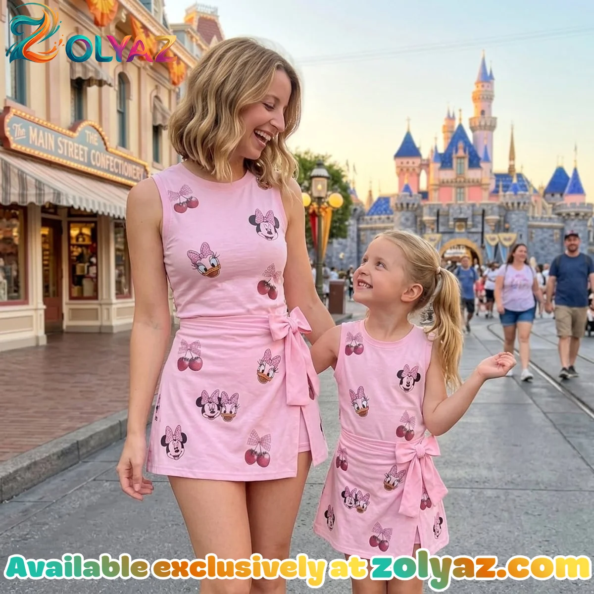Minnie Daisy Cherry Athletic Dress - Tennis Dress Skirt, Disney Park Vacation Outfit, Minnie Mouse Skort Dress Minnie Daisy Cherry Athletic Dress - Tennis Dress Skirt, Disney Park Vacation Outfit, Minnie Mouse Skort Dress