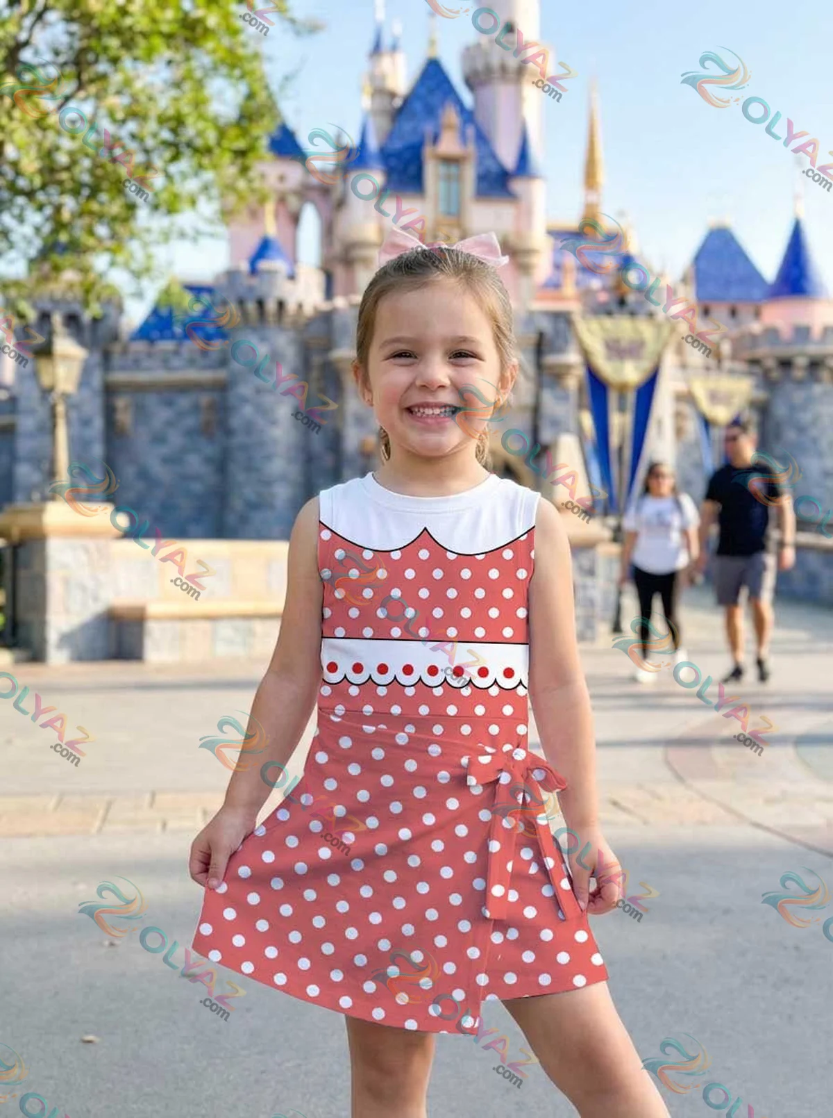 Minnie Inspired Athletic Dress - Tennis Dress Skirt, Red Polka Dot Mom And Me Matching Outfit, Disney Park Vacation Clothes Minnie Inspired Athletic Dress - Tennis Dress Skirt, Red Polka Dot Mom And Me Matching Outfit, Disney Park Vacation Clothes