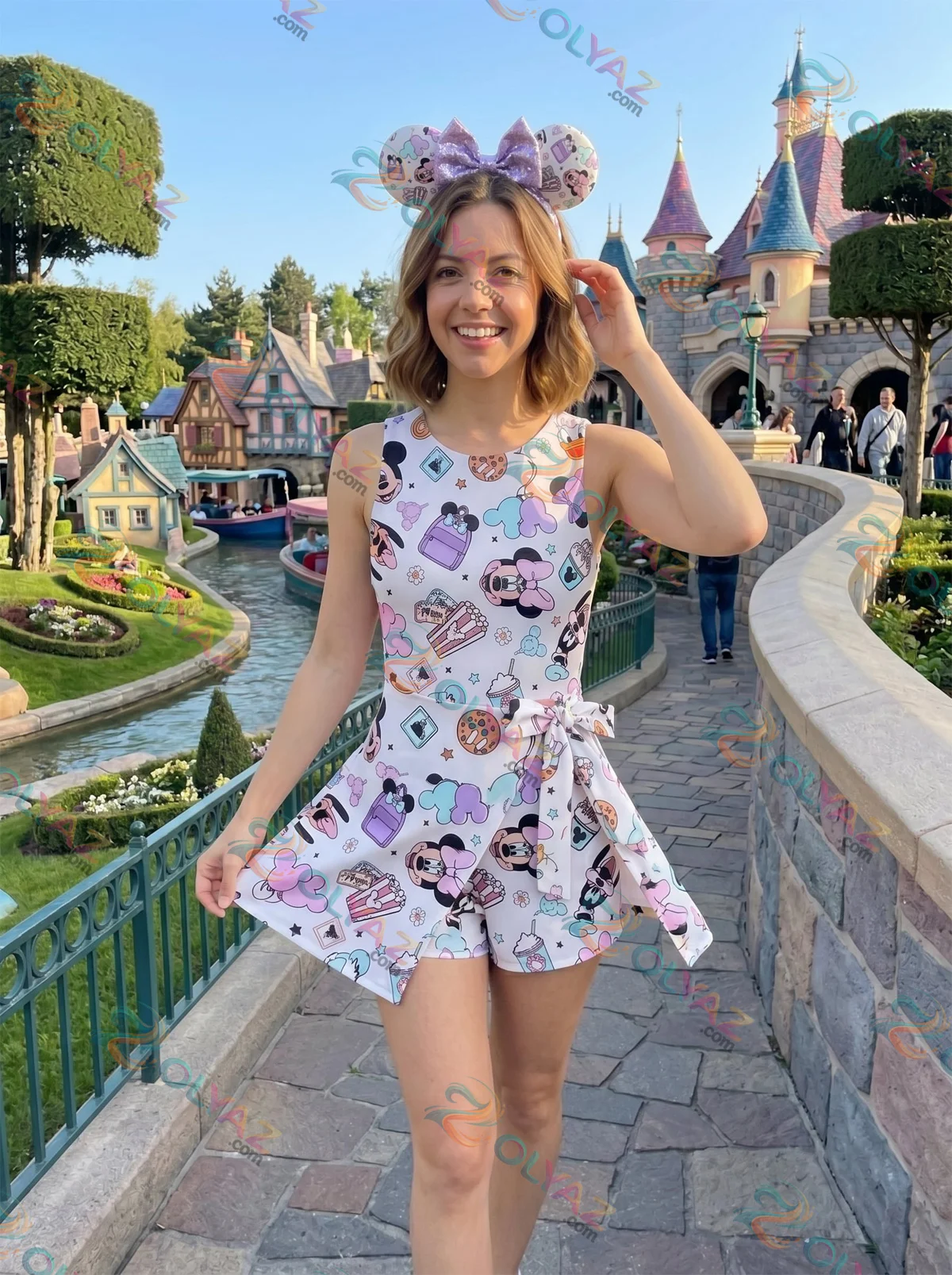 Minnie Mouse Athletic Dress - Tennis Dress Skirt, Disney Park Vacation Outfit, Minnie Skort Dress Minnie Mouse Athletic Dress - Tennis Dress Skirt, Disney Park Vacation Outfit, Minnie Skort Dress