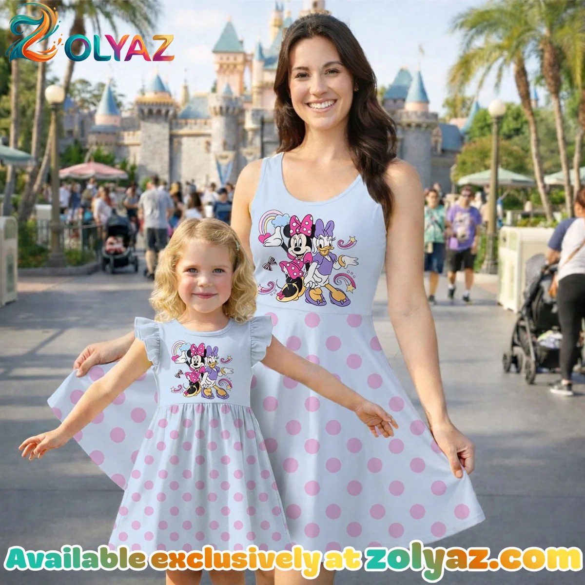 Minnie Mouse Daisy Duck Skater Dress Minnie Mouse Daisy Duck Skater Dress