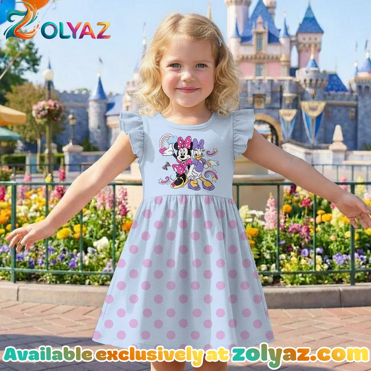 Minnie Mouse Daisy Duck Skater Dress Minnie Mouse Daisy Duck Skater Dress