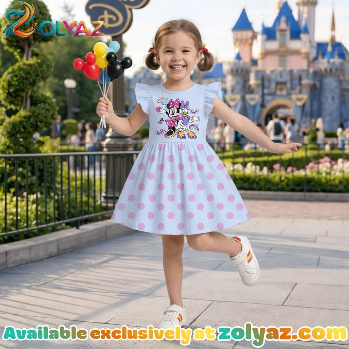 Minnie Mouse Daisy Duck Skater Dress Minnie Mouse Daisy Duck Skater Dress