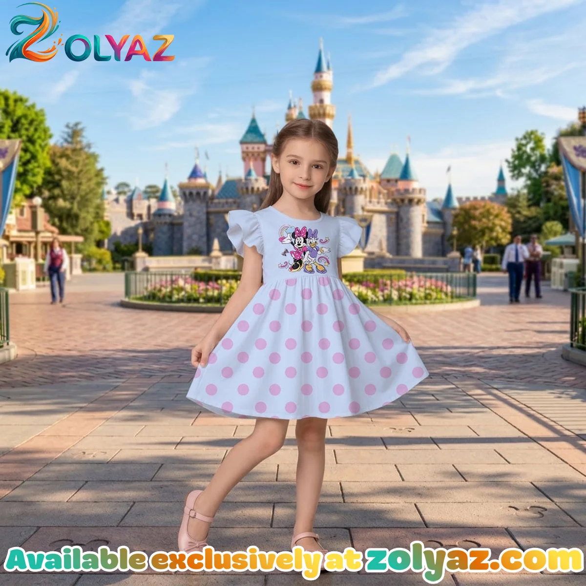 Minnie Mouse Daisy Duck Skater Dress Minnie Mouse Daisy Duck Skater Dress