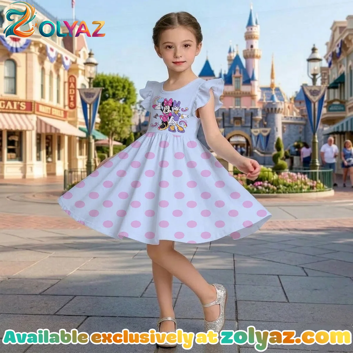 Minnie Mouse Daisy Duck Skater Dress Minnie Mouse Daisy Duck Skater Dress