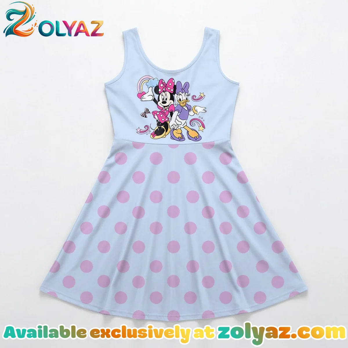 Minnie Mouse Daisy Duck Skater Dress Minnie Mouse Daisy Duck Skater Dress