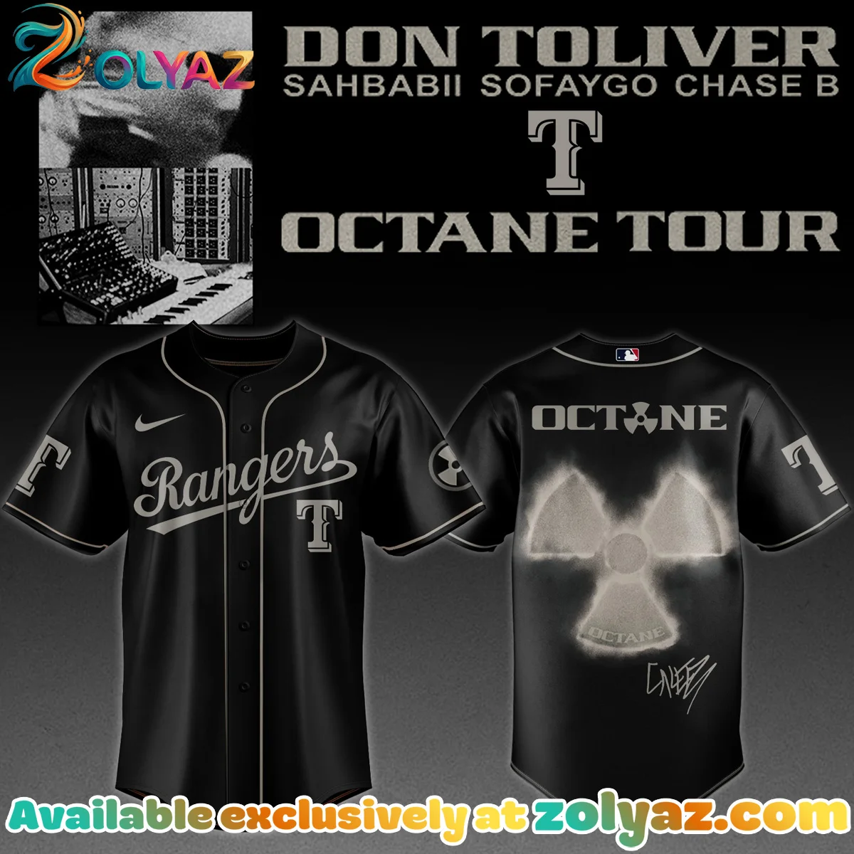 MLB x Don Toliver Octane Tour Signature Jersey - Series 1 MLB x Don Toliver Octane Tour Signature Jersey - Series 1