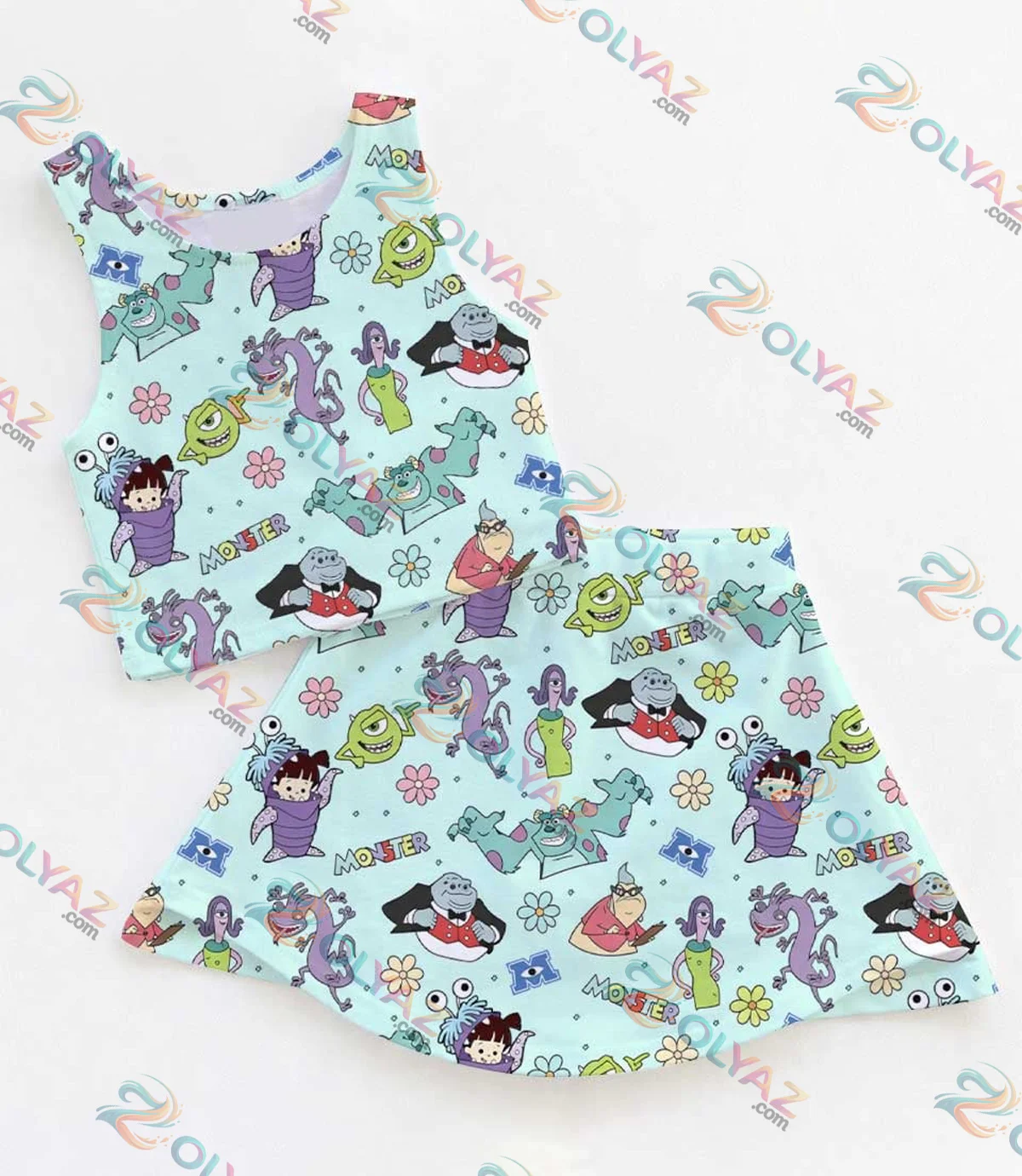Monster Inc Dress Set