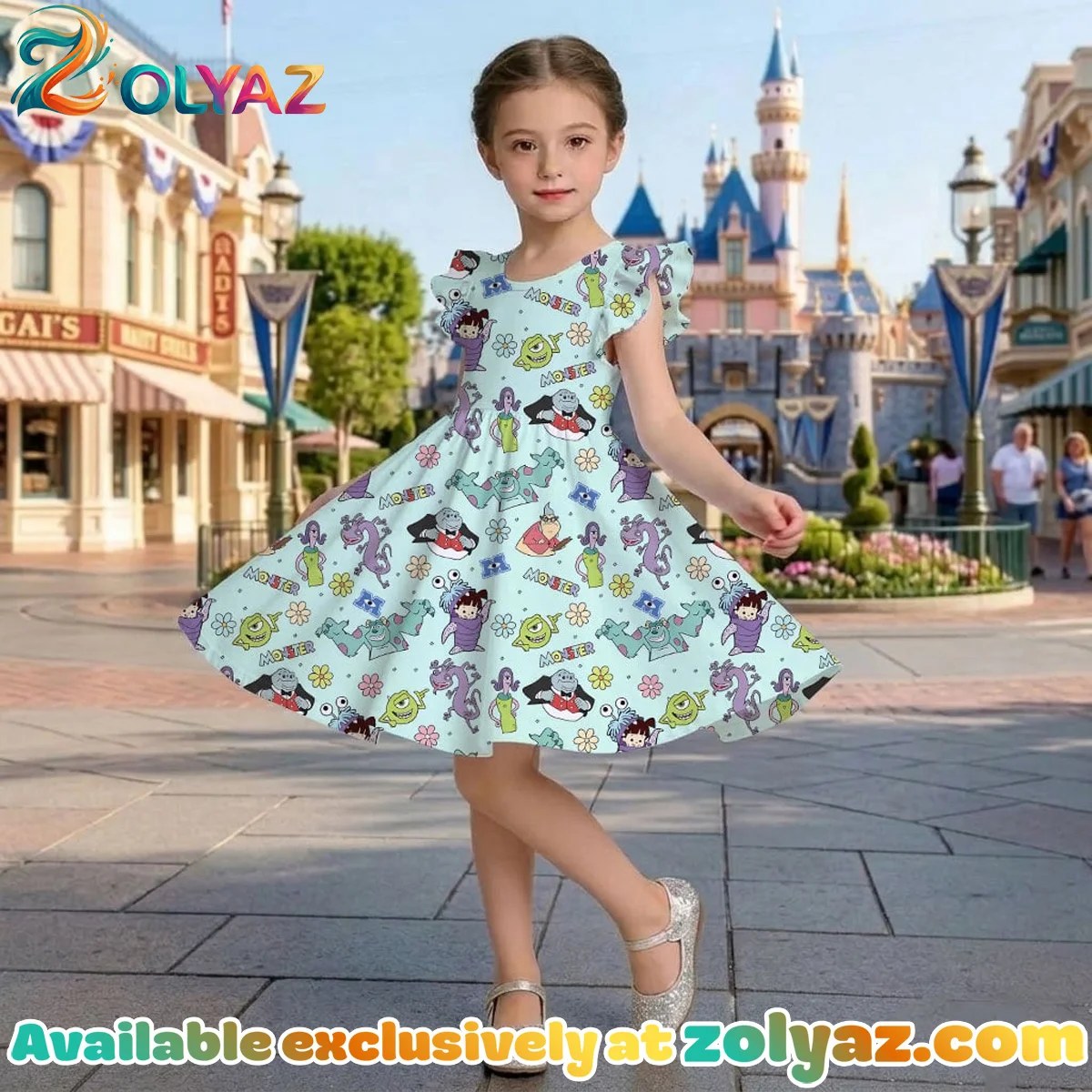 Monsters Inc Skater Dress Monsters Inc Skater Dress