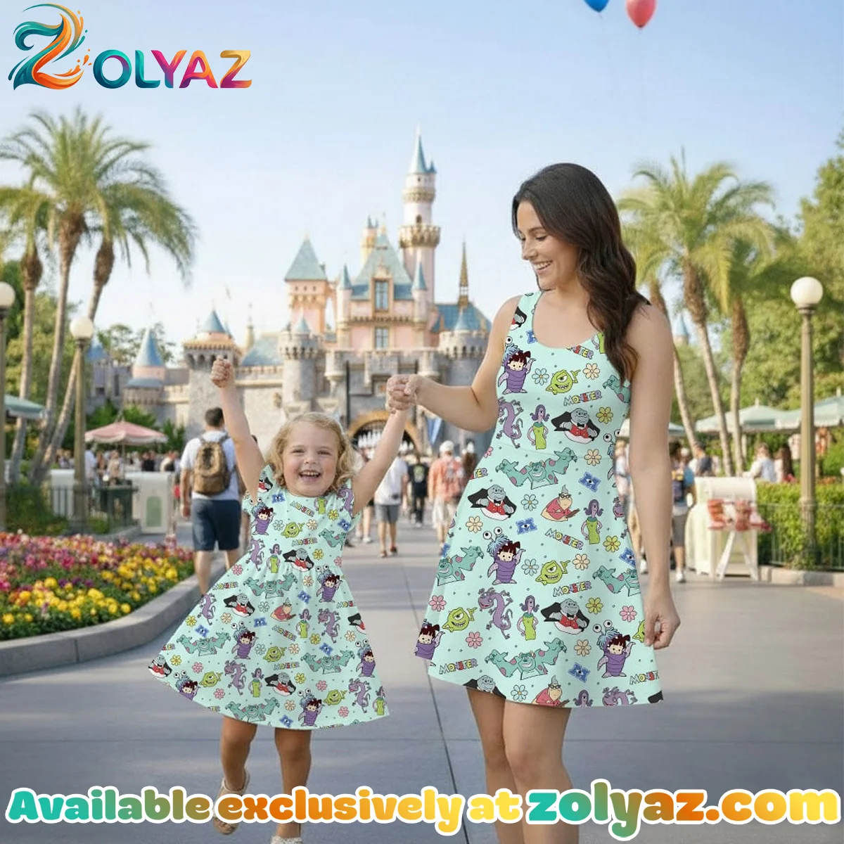 Monsters Inc Skater Dress Monsters Inc Skater Dress