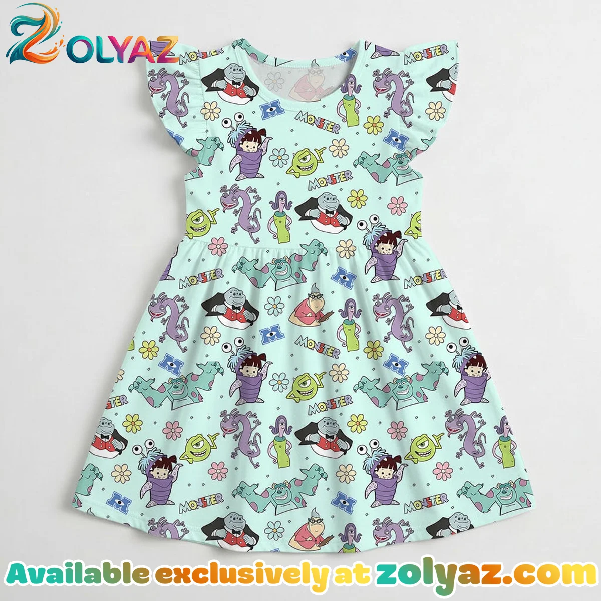 Monsters Inc Skater Dress Monsters Inc Skater Dress