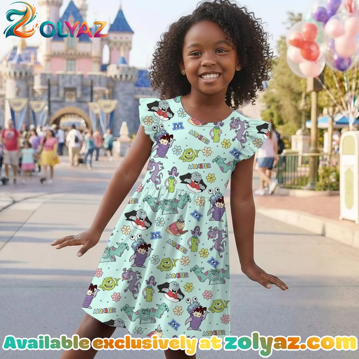 Monsters Inc Skater Dress Monsters Inc Skater Dress