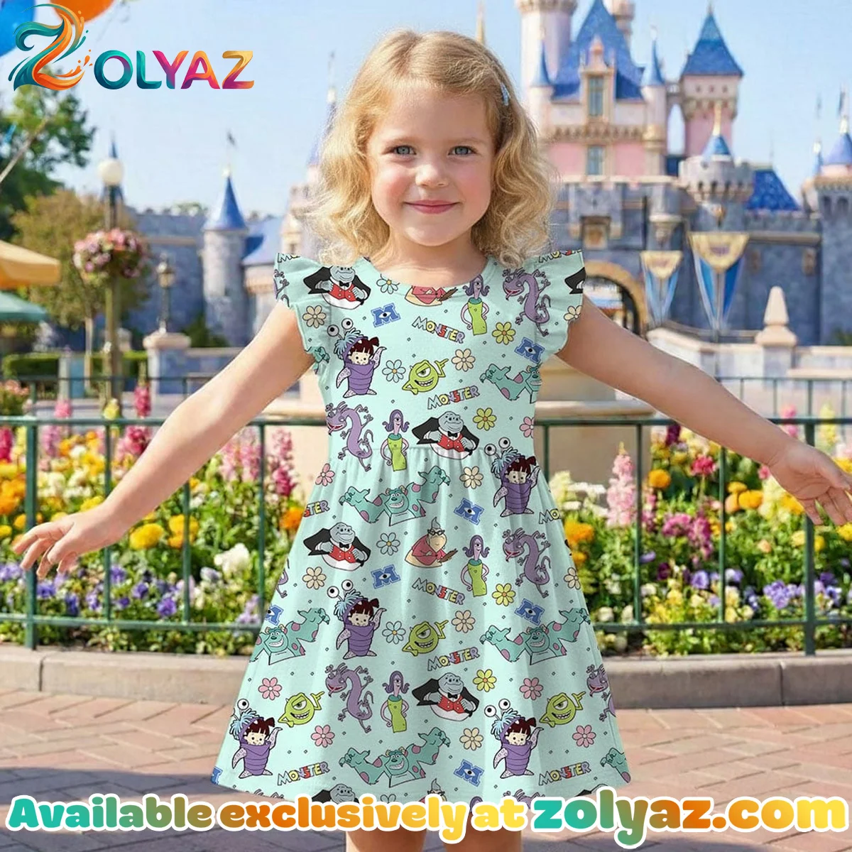 Monsters Inc Skater Dress Monsters Inc Skater Dress