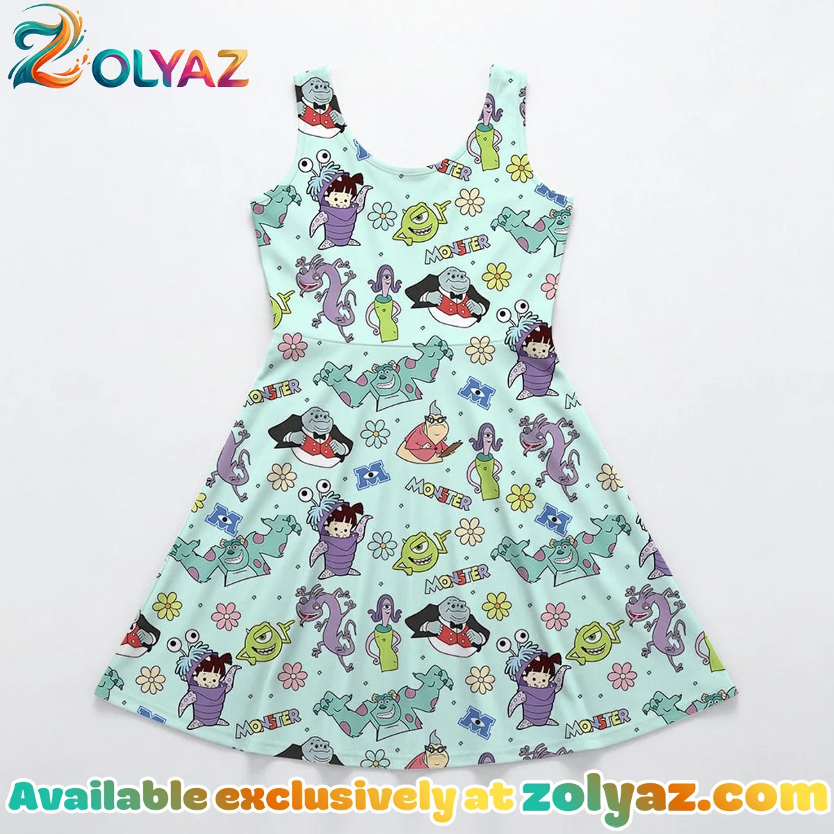 Monsters Inc Skater Dress Monsters Inc Skater Dress