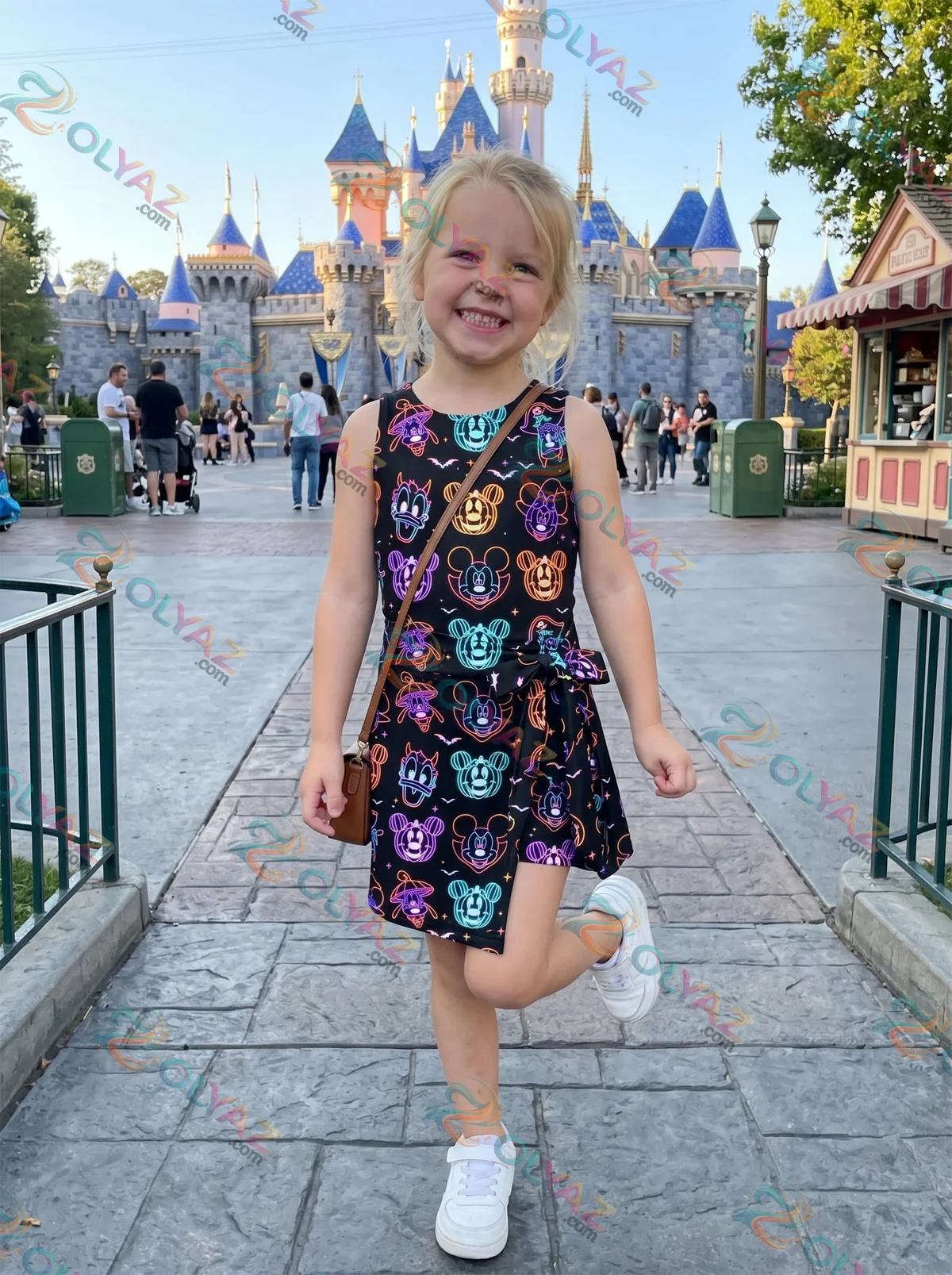Neon Mickey Halloween Athletic Dress - Tennis Dress Skirt, Disney Park Vacation Outfit, Halloween Skort Dress Neon Mickey Halloween Athletic Dress - Tennis Dress Skirt, Disney Park Vacation Outfit, Halloween Skort Dress
