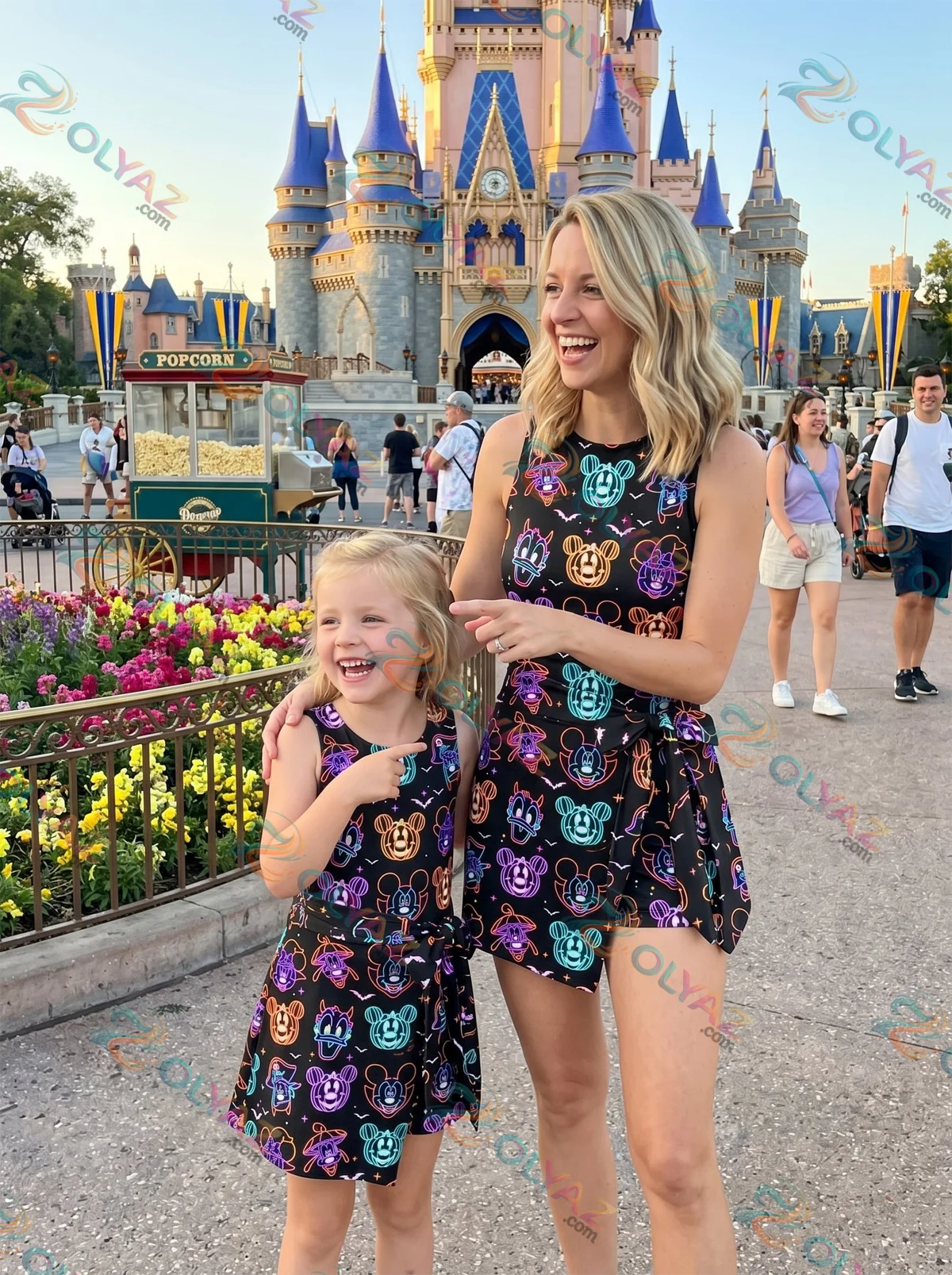 Neon Mickey Halloween Athletic Dress - Tennis Dress Skirt, Disney Park Vacation Outfit, Halloween Skort Dress Neon Mickey Halloween Athletic Dress - Tennis Dress Skirt, Disney Park Vacation Outfit, Halloween Skort Dress