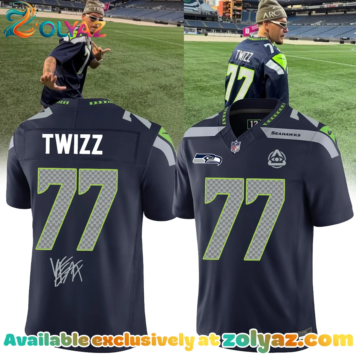 NFL x YEAT LOVELYFE Tour Signed Jersey NFL x YEAT LOVELYFE Tour Signed Jersey