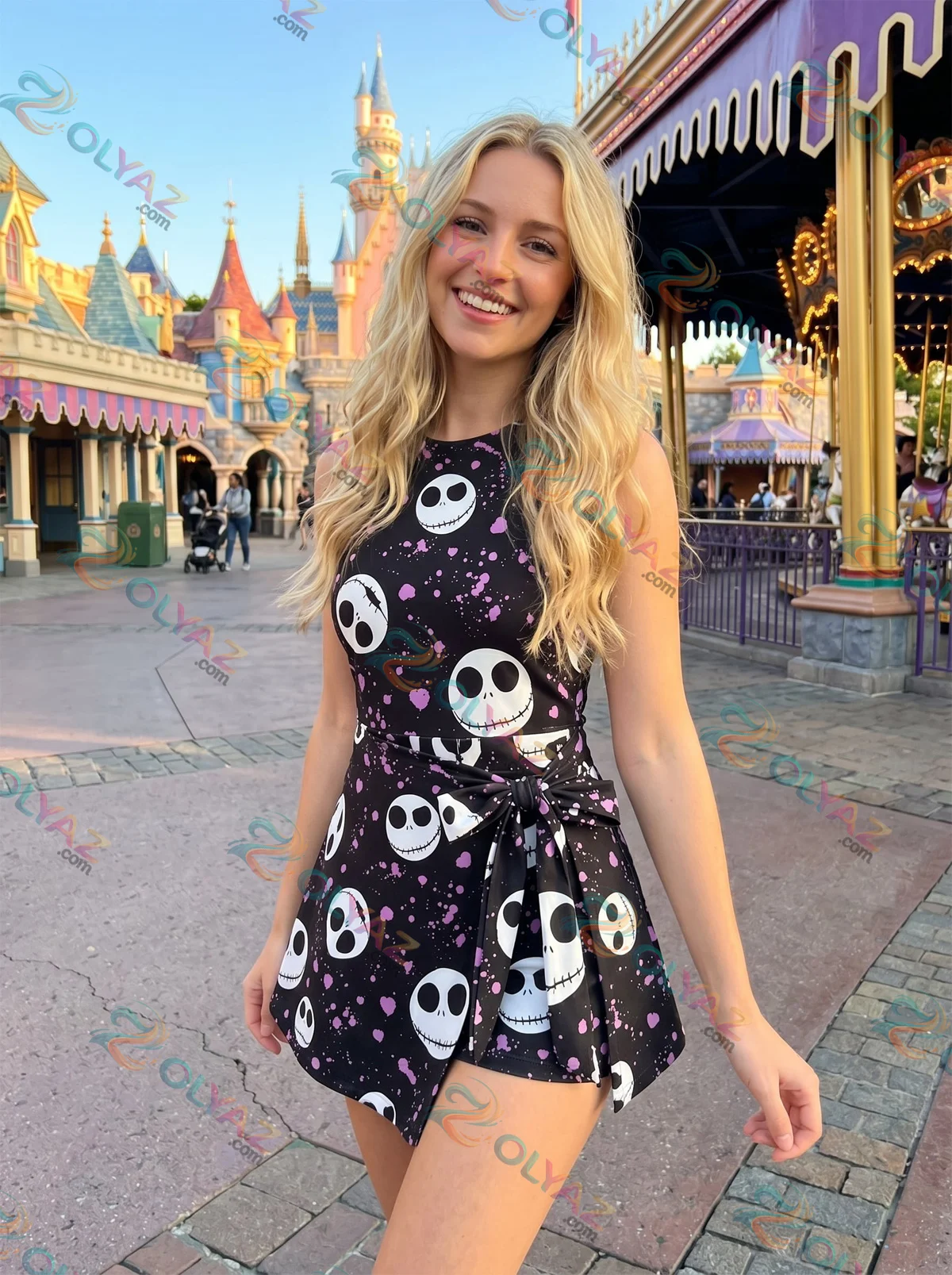 Nightmare Before Christmas Jack Sally Athletic Dress - Tennis Dress Skirt Disneyland Halloween Outfit, Magic Kingdom Dress Set Nightmare Before Christmas Jack Sally Athletic Dress - Tennis Dress Skirt Disneyland Halloween Outfit, Magic Kingdom Dress Set