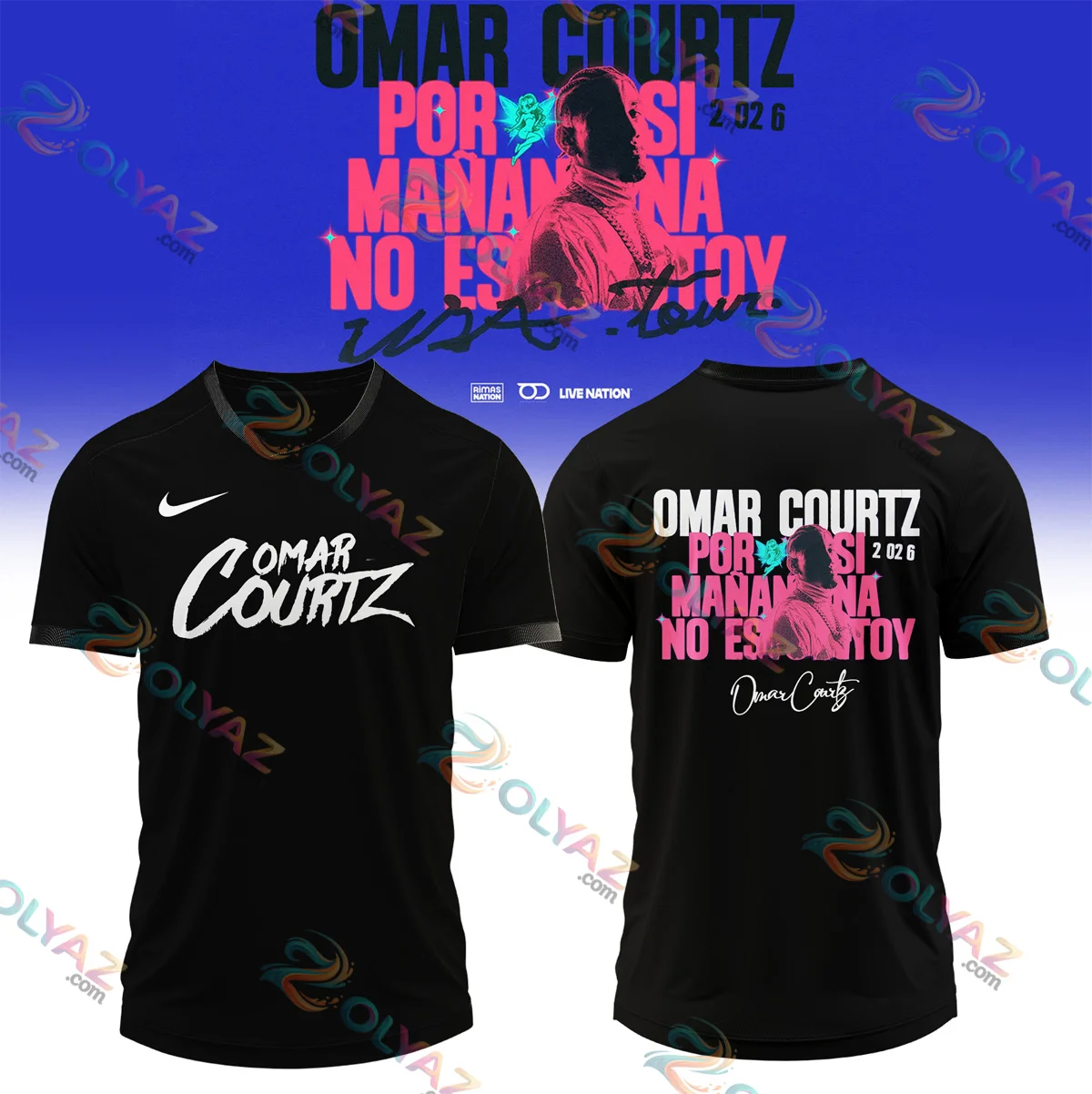 Omar Courtz Por Si Mañana No Estoy Tour Signature Jersey [Batch 6]