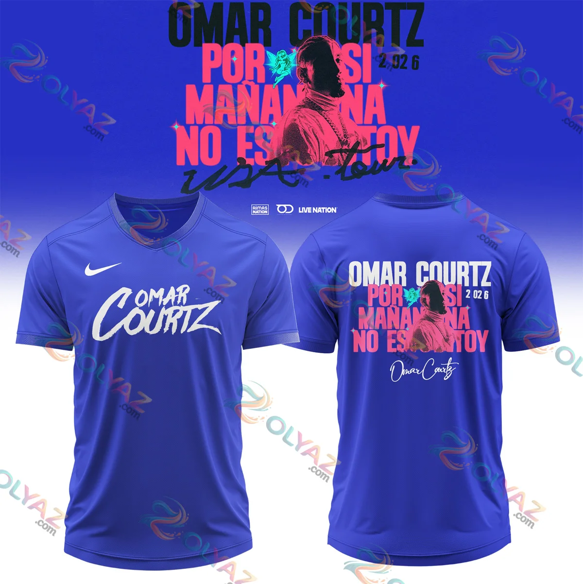 Omar Courtz Por Si Mañana No Estoy Tour Signature Jersey - Part 2