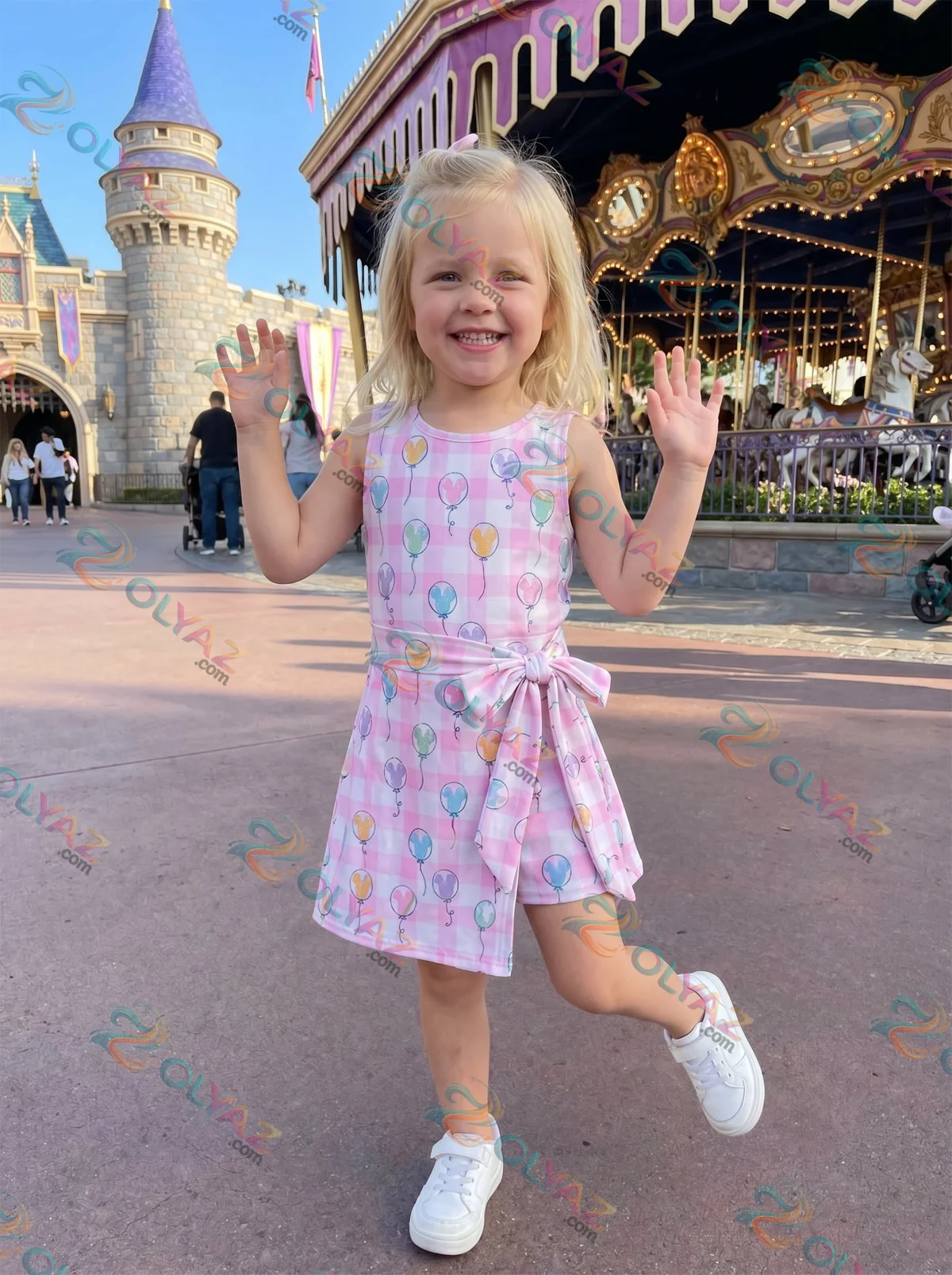 Pastel Mickey Balloon Athletic Dress - Tennis Dress Skirt, Disney Park Vacation Outfit, Magic Kingdom Disney Skort Dress Pastel Mickey Balloon Athletic Dress - Tennis Dress Skirt, Disney Park Vacation Outfit, Magic Kingdom Disney Skort Dress