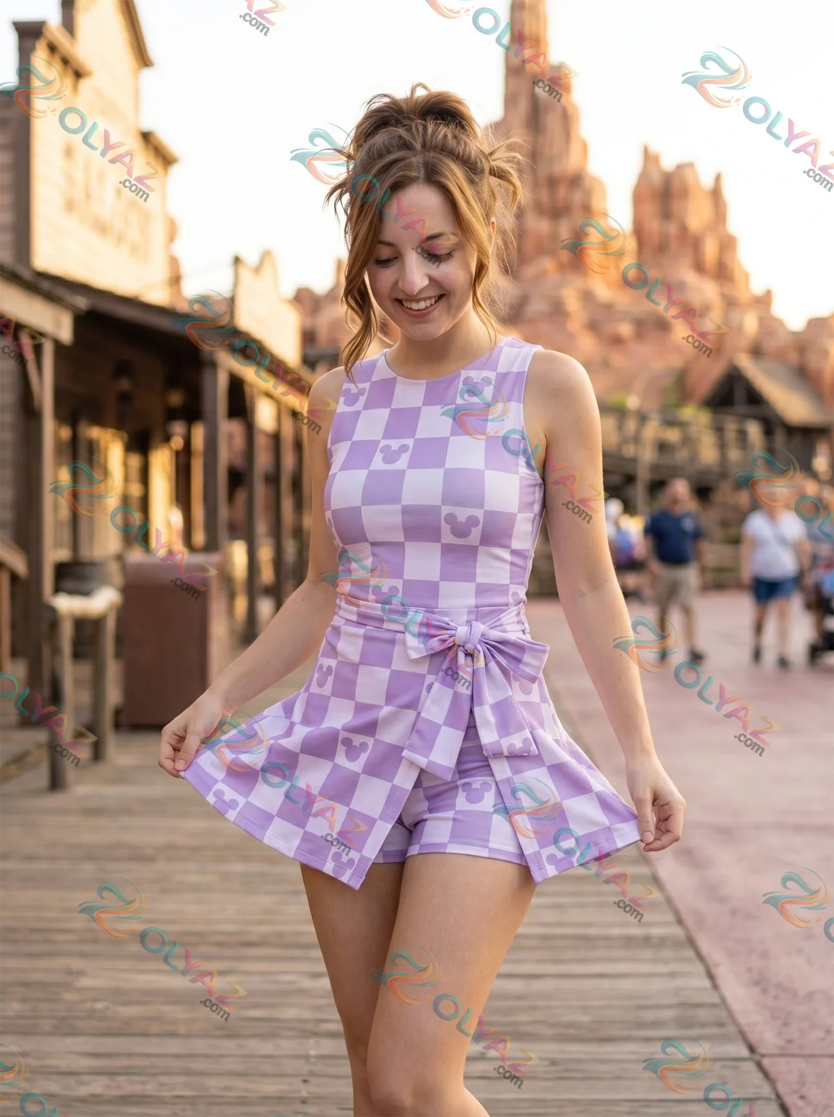 Pastel Mickey Checkerboard Athletic Dress - Tennis Dress Skirt, Disney Park Vacation Outfit, Magic Kingdom Disney Skort Dress Pastel Mickey Checkerboard Athletic Dress - Tennis Dress Skirt, Disney Park Vacation Outfit, Magic Kingdom Disney Skort Dress