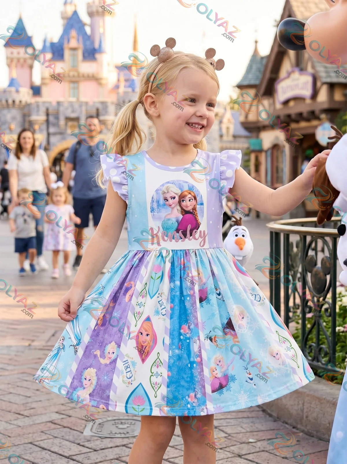 Frozen, Elsa, Anna Skater Dress Frozen, Elsa, Anna Skater Dress