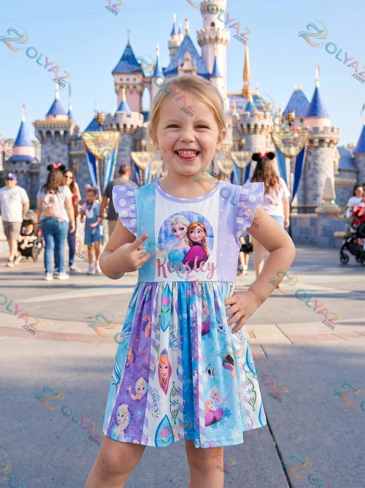 Frozen, Elsa, Anna Skater Dress