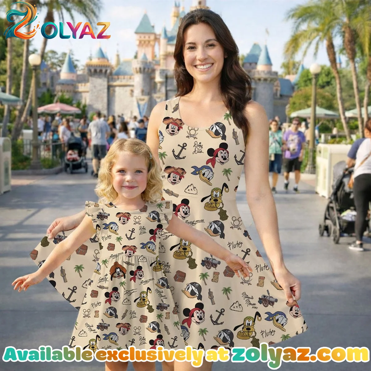 Mickey Nautical Skater Dress