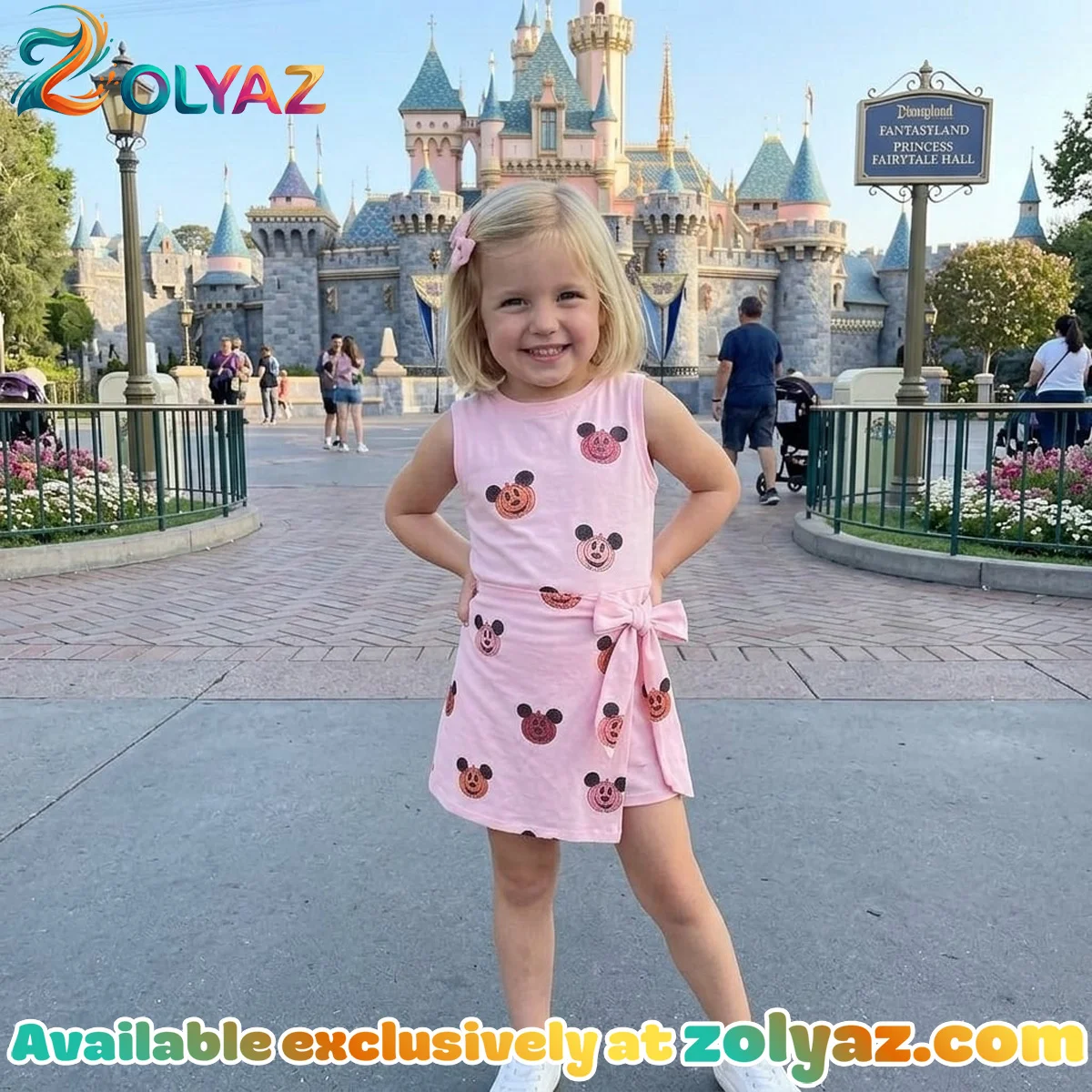 Pink Halloween Disney Athletic Dress - Tennis Dress Skirt, Mickey Pumpkin Pink Dress For Women Pink Halloween Disney Athletic Dress - Tennis Dress Skirt, Mickey Pumpkin Pink Dress For Women