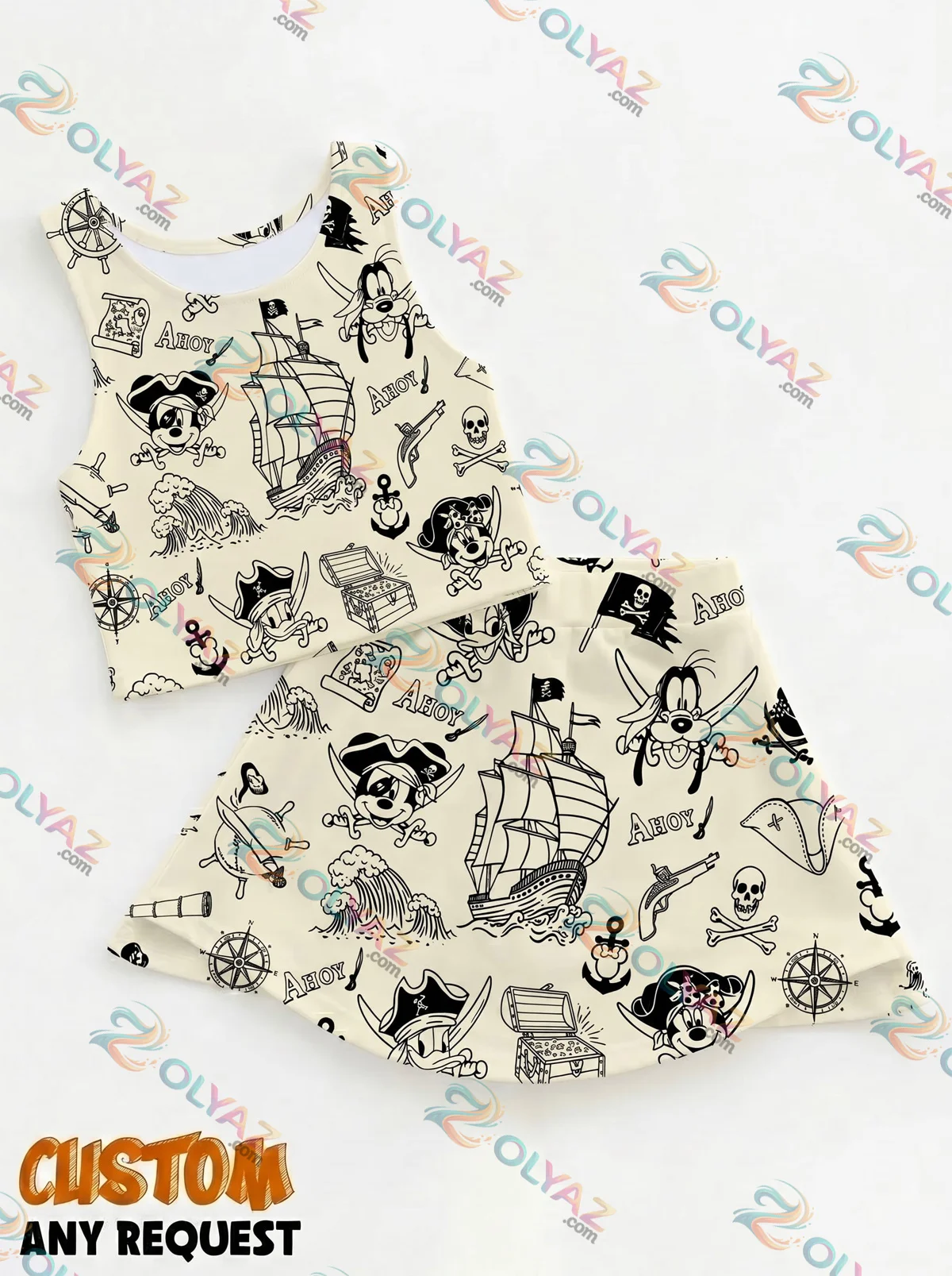 Pirate Mickey Mouse Dress Set [Batch 2]