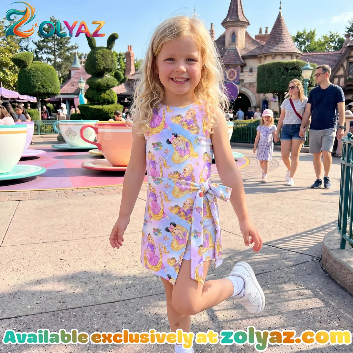 Rapunzel Athletic Dress - Tennis Dress Skirt, Disney Park Vacation Outfit, Rapunzel Skort Dress Rapunzel Athletic Dress - Tennis Dress Skirt, Disney Park Vacation Outfit, Rapunzel Skort Dress