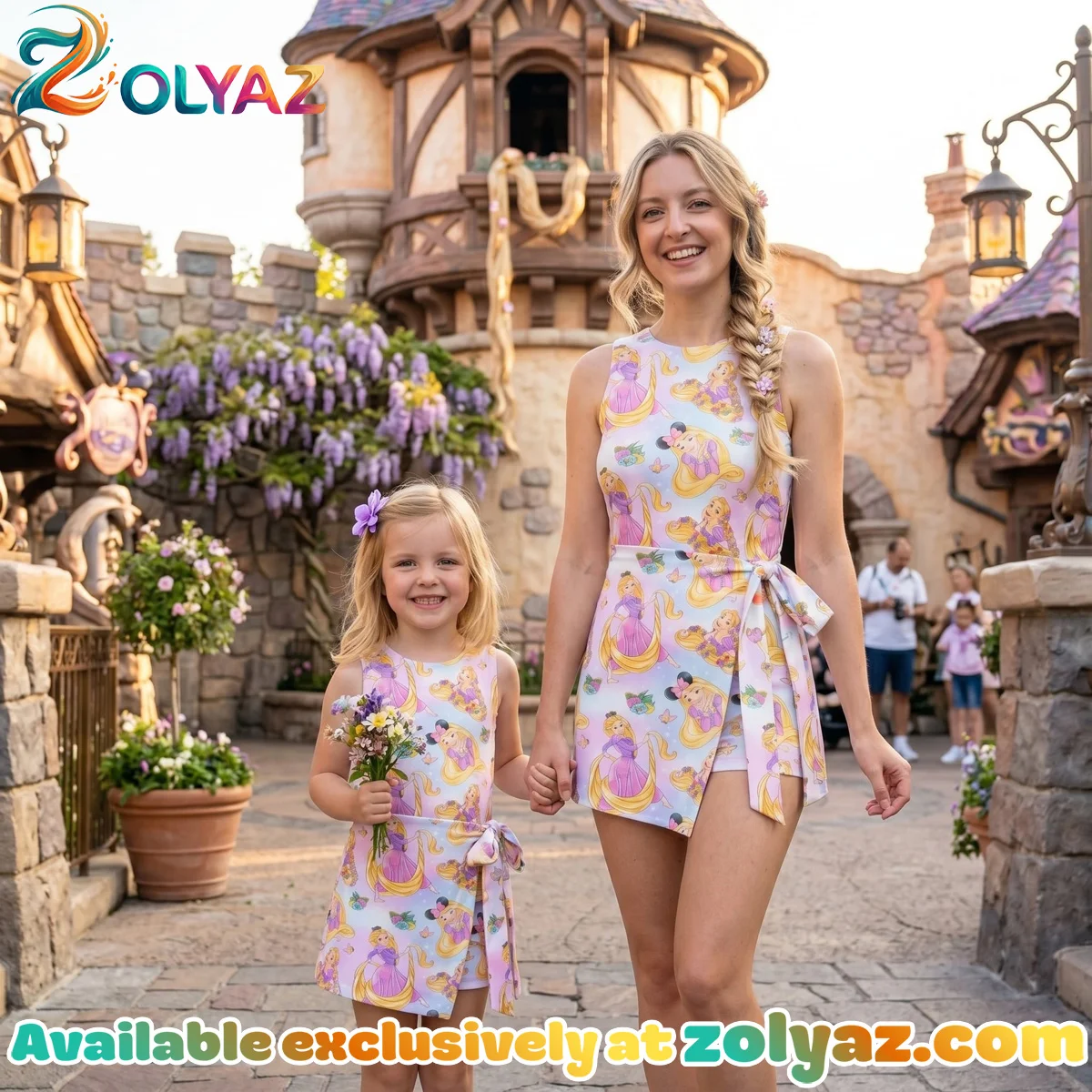 Rapunzel Athletic Dress - Tennis Dress Skirt, Disney Park Vacation Outfit, Rapunzel Skort Dress Rapunzel Athletic Dress - Tennis Dress Skirt, Disney Park Vacation Outfit, Rapunzel Skort Dress