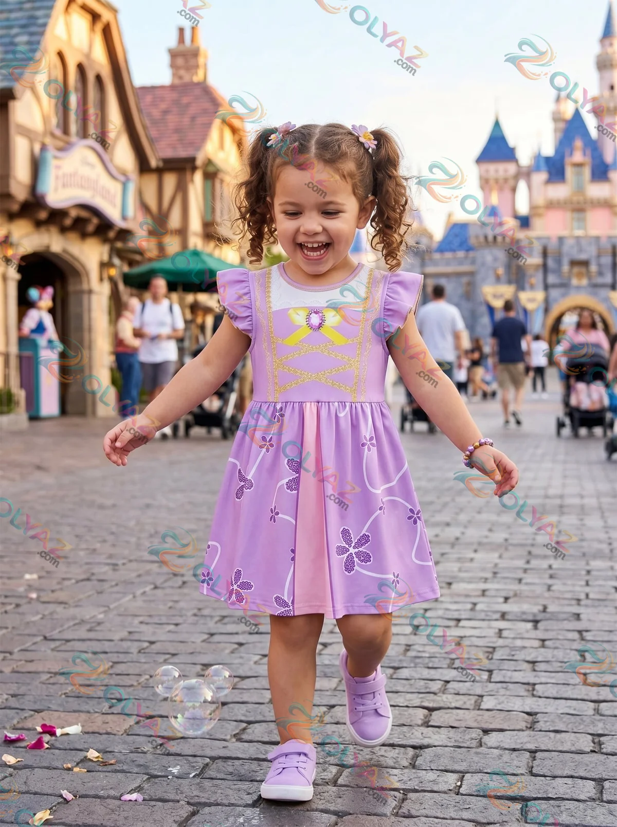 Rapunzel, Tangled Skater Dress (Style 2)