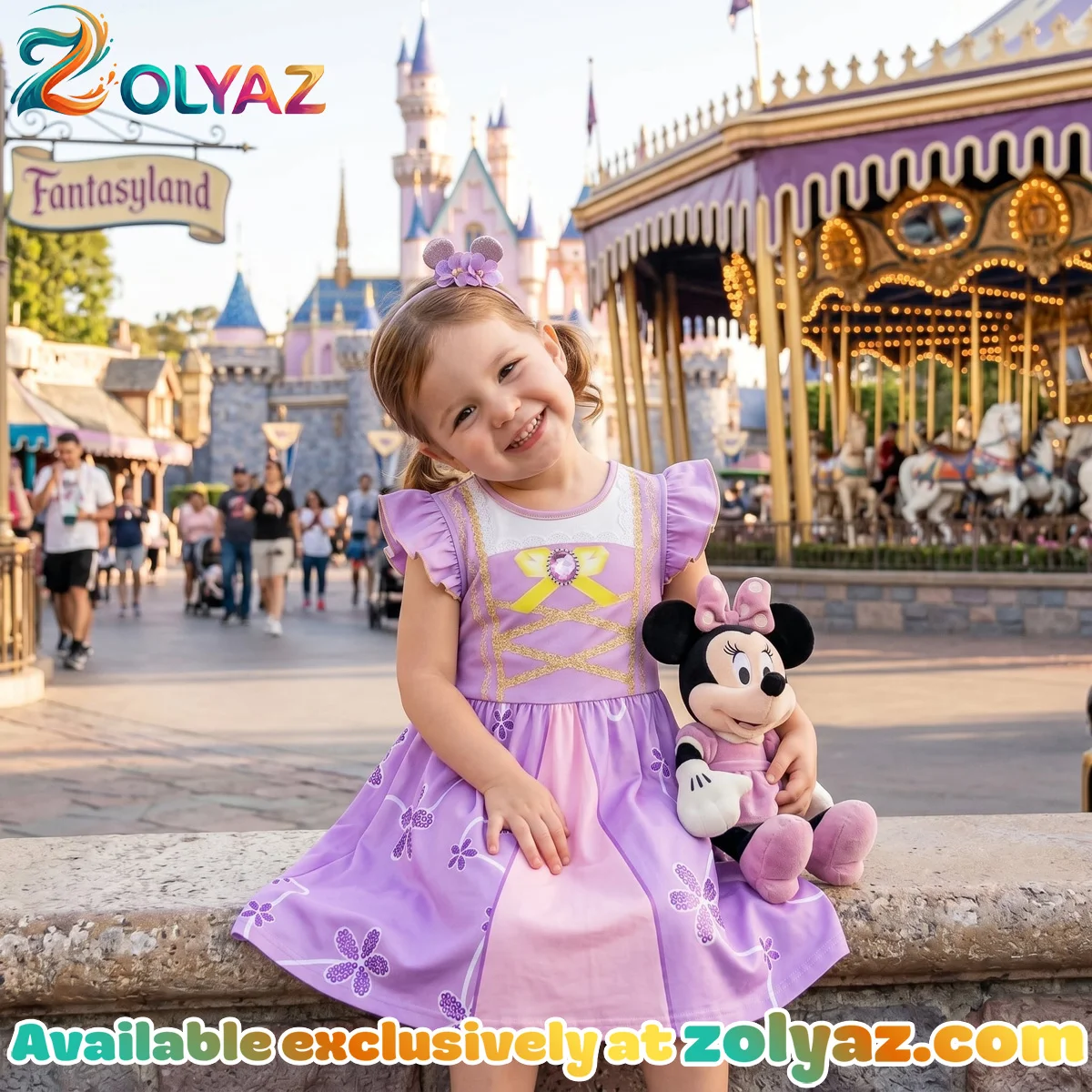 Rapunzel, Tangled Skater Dress (Style 2) Rapunzel, Tangled Skater Dress (Style 2)