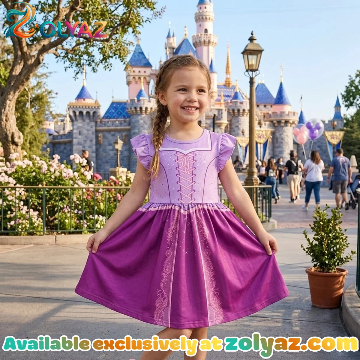 Rapunzel, Tangled Skater Dress - Series 1 Rapunzel, Tangled Skater Dress - Series 1