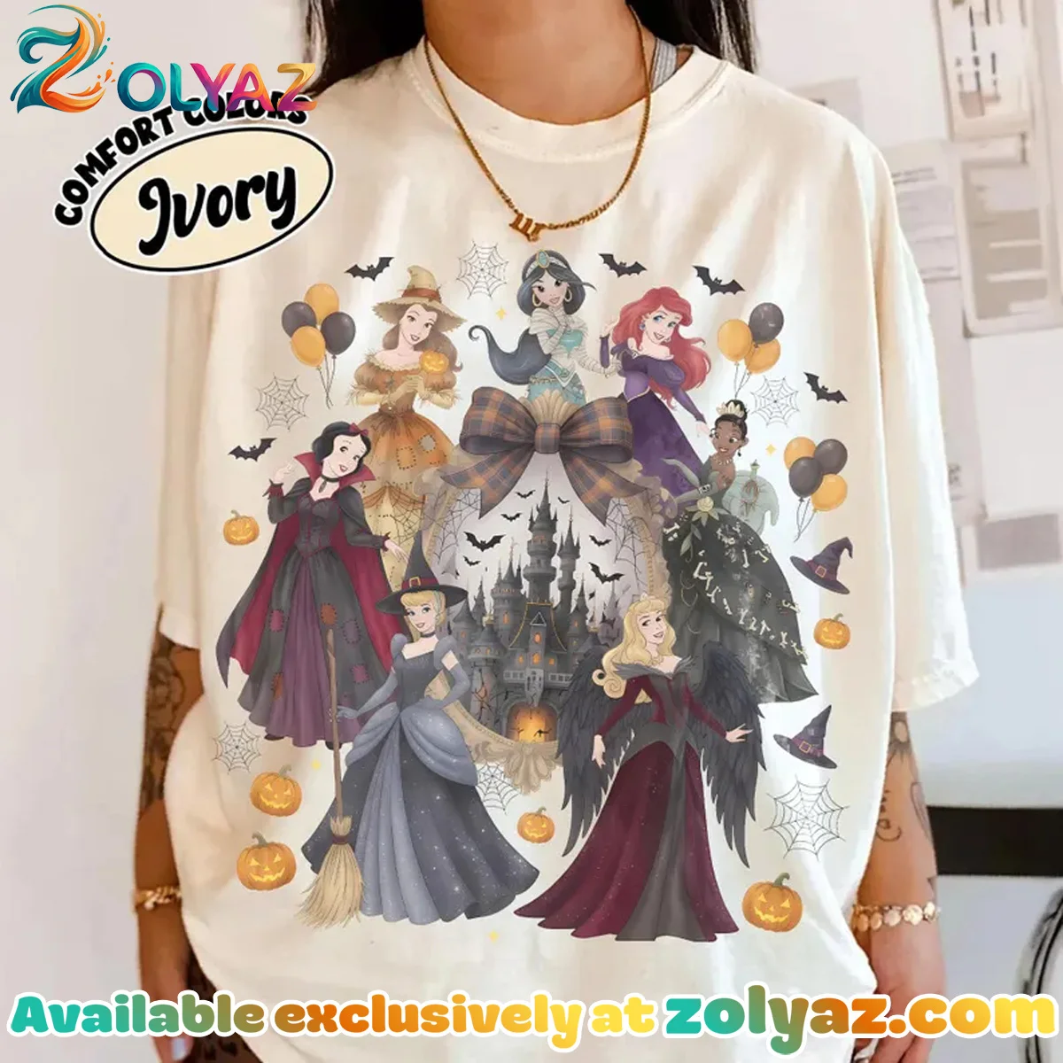 Disney Princess Halloween Shirt & Hoodie (Design 2)
