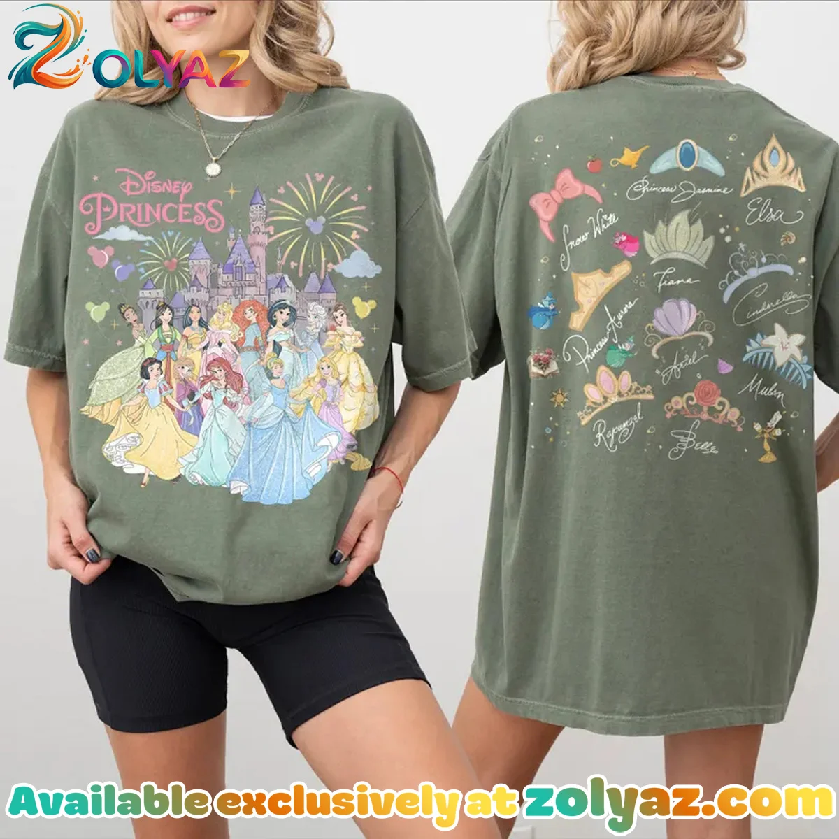 Disney Princess T-Shirt & Hoodie - Variant 1 Disney Princess T-Shirt & Hoodie - Variant 1