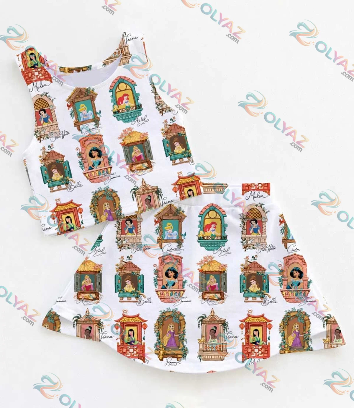 Disney Princess Rapunzel Belle Cinderella Dress Set [Drop 2]