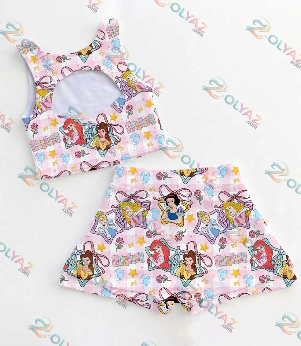 Disney Princess Rapunzel Belle Cinderella Dress Set (Style 3) Disney Princess Rapunzel Belle Cinderella Dress Set (Style 3)