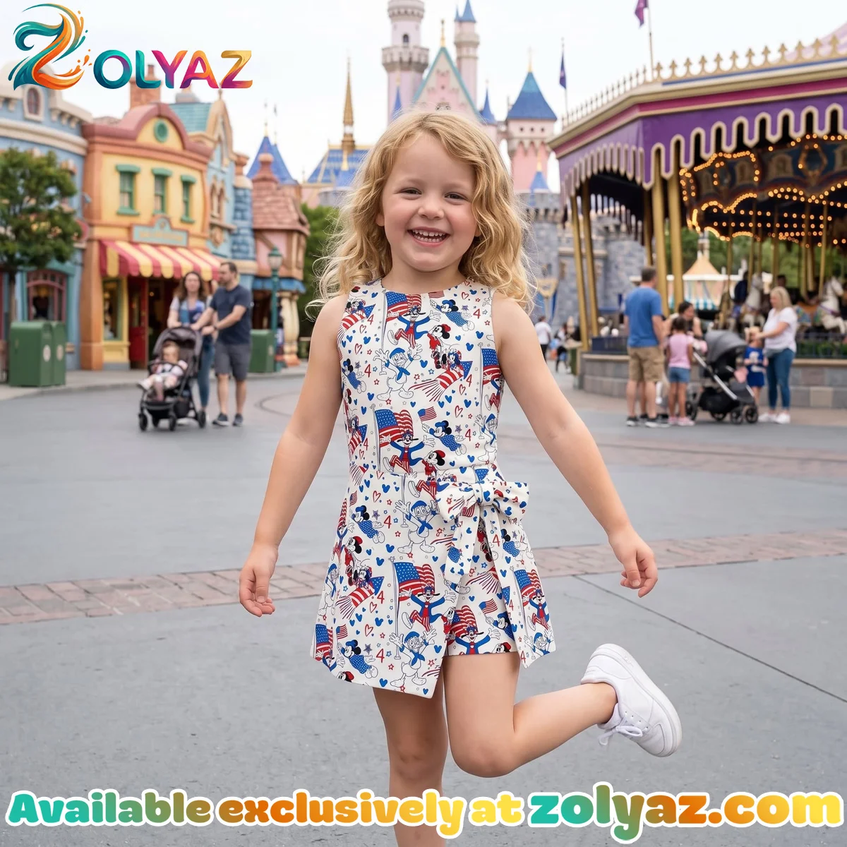 Retro Mickey And Friends 4th Of July Athletic Dress - Tennis Dress Skirt, Disney 250 Years Of Freedom Independence Day Outfit Retro Mickey And Friends 4th Of July Athletic Dress - Tennis Dress Skirt, Disney 250 Years Of Freedom Independence Day Outfit