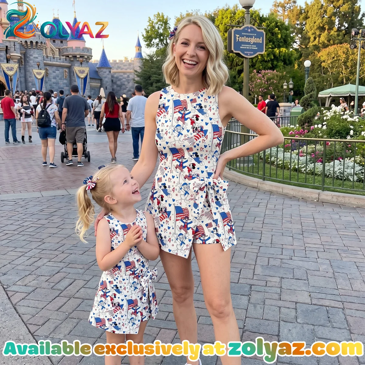 Retro Mickey And Friends 4th Of July Athletic Dress - Tennis Dress Skirt, Disney 250 Years Of Freedom Independence Day Outfit