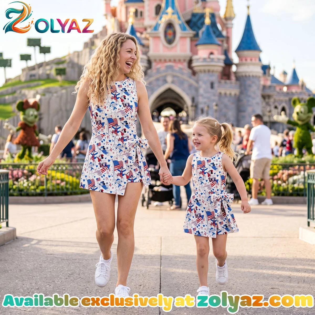 Retro Mickey And Friends 4th Of July Athletic Dress - Tennis Dress Skirt, Disney 250 Years Of Freedom Independence Day Outfit Retro Mickey And Friends 4th Of July Athletic Dress - Tennis Dress Skirt, Disney 250 Years Of Freedom Independence Day Outfit