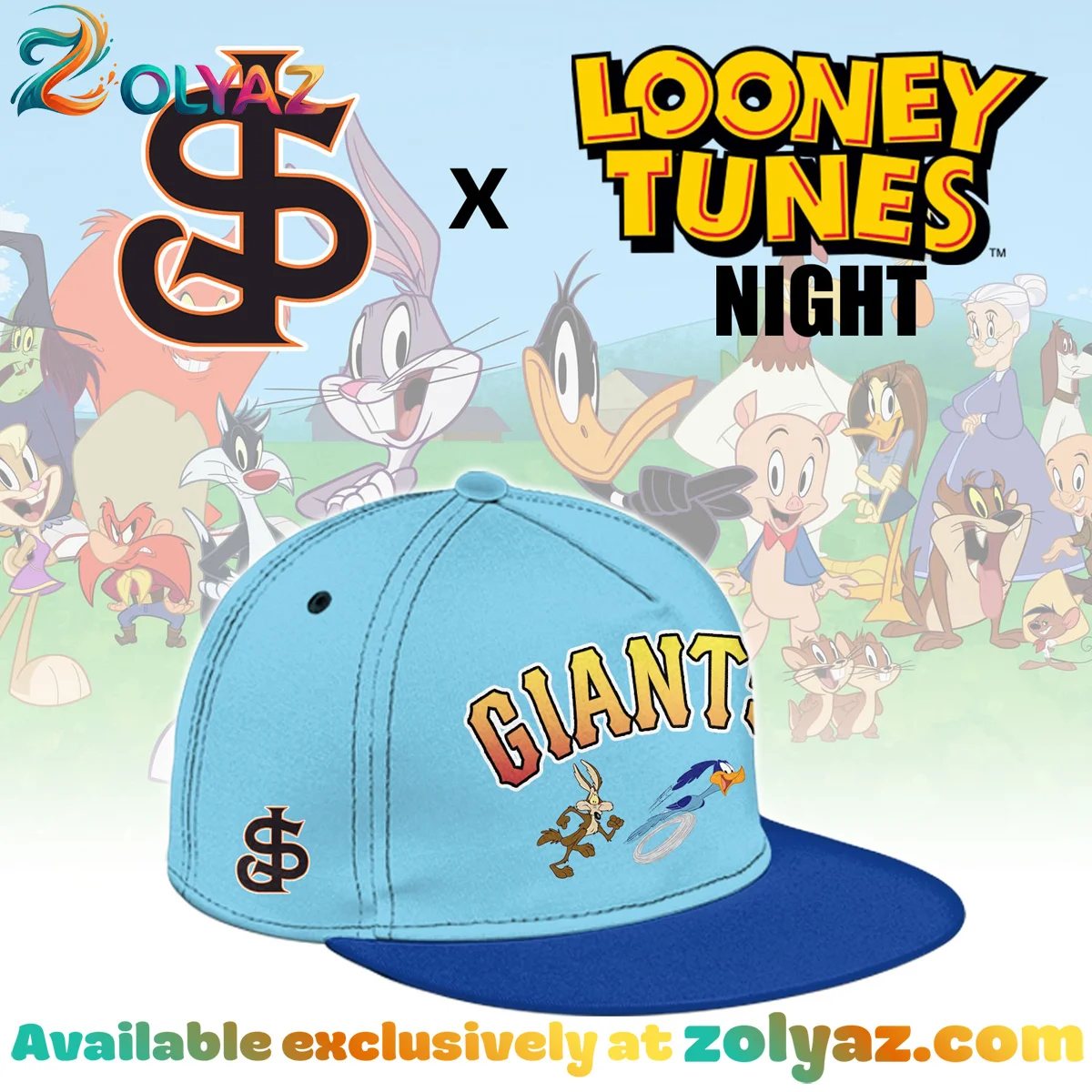 San Jose Giants Looney Tunes Night Jersey San Jose Giants Looney Tunes Night Jersey