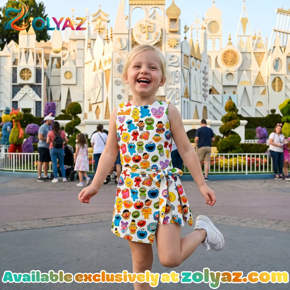 Sesame Street Family Matching Athletic Dress - Tennis Dress Skirt, Elmo Cookie Monster Vacation Outfit Sesame Street Family Matching Athletic Dress - Tennis Dress Skirt, Elmo Cookie Monster Vacation Outfit
