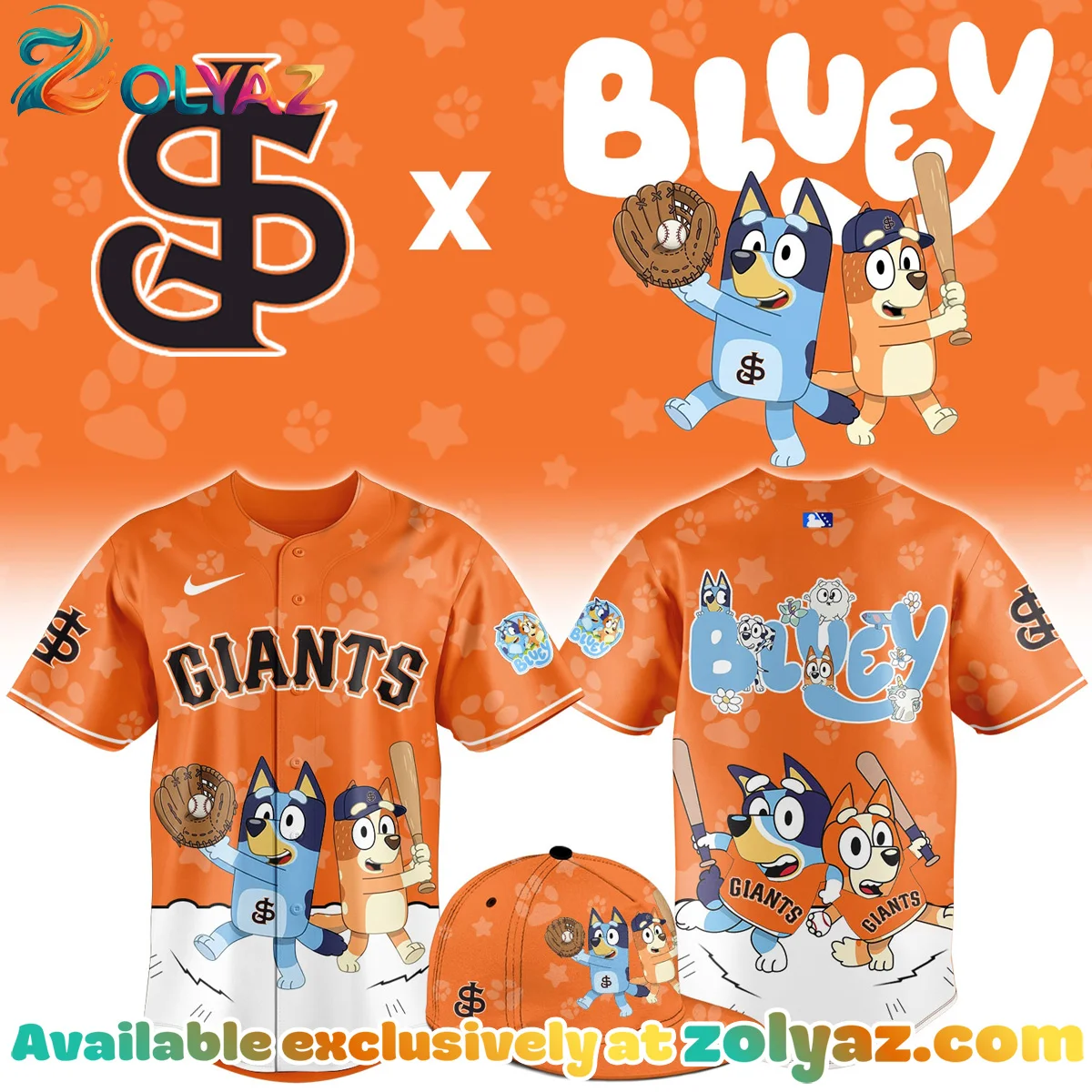SJGiants x Bluey Jersey